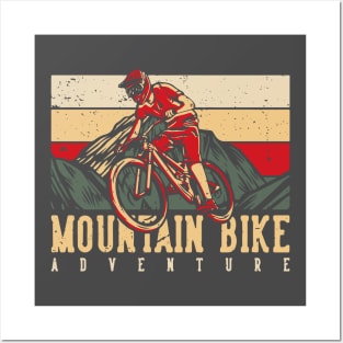 Mountain Bike ride Posters and Art